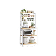 Kitchen Bakers Rack with Power Outlet and Storage Shelves for Appliances by Vasagle