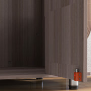 Dog Crate Table for Medium and Large Dogs with Magnetic Door Indoor Use 116 x 60 x 87 cm Purple by PawHut