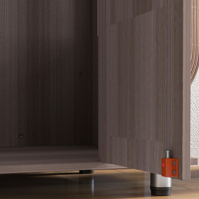 Dog Crate Table for Medium and Large Dogs with Magnetic Door Indoor Use 116 x 60 x 87 cm Purple by PawHut