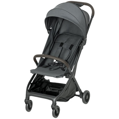 Lightweight Foldable Baby Stroller with Adjustable Seat and Canopy Ideal for Travel Dark Grey AOSOM
