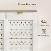 Wooden Radiator Cover with Storage Drawers Ideal for Hallways or Living Rooms White