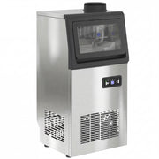 Commercial Ice Maker | 45kg Daily Output | Under Counter | Silver & Black Homcom