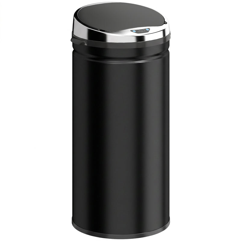 Sensor Kitchen Bin 42L Touch Free with Soft Close Lid for Easy Hygienic Waste Disposal Black
