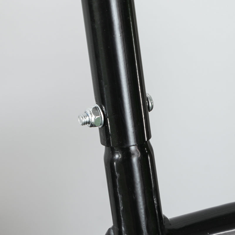 38L Fillable Steel Lawn Roller for Easy Ground Levelling, Black by Outsunny