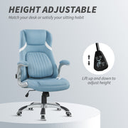 Ergonomic Home Office Chair with Adjustable Height and Tilt Function for Comfort Blue