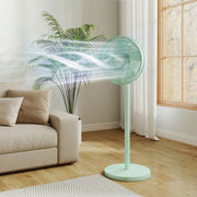 Standing Fan with Remote Control and Timer for Quiet Home Cooling Green AOSOM