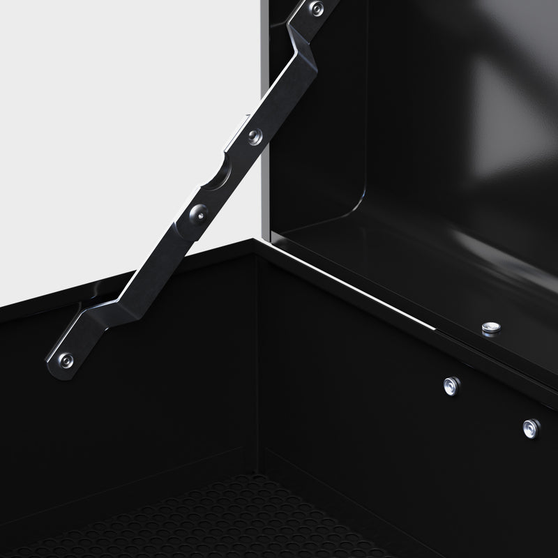 Steel Tool Chest with 6 Lockable Drawers Ideal for Garage or Workshop Storage Red