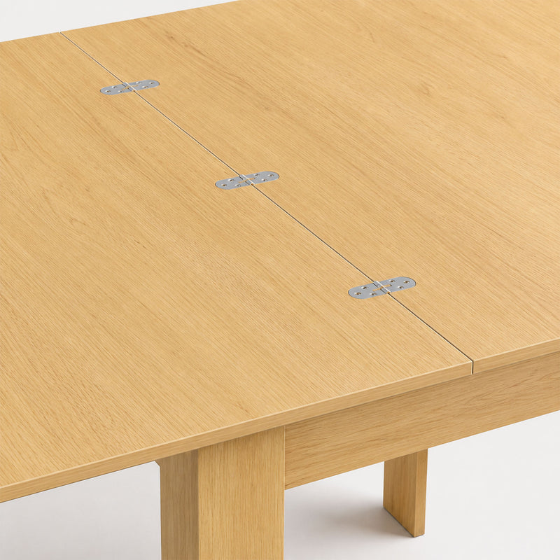 Compact Dining Table for Two Ideal for Small Kitchens or Flats White Wood Effect