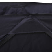 Black Folding Cart Trolley Wagon with Handle and Wheels for Camping or Beach Use