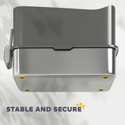 Extra Large Enclosed Stainless Steel Cat Litter Box With Scoop And Top Entry Design