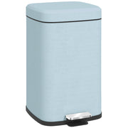 20L Metal Kitchen Pedal Bin With Modern Boxy Design by HOMCOM