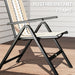 Orange Rattan Reclining Garden Chairs with Adjustable Backrest and Cushions by Outsunny