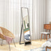 Glitter Frame Full Length Mirror Silver Elegant Home Decor by HOMCOM