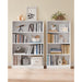 4 Tier Wooden Bookcase with Adjustable Shelves for Home or Office Storage by Vasagle