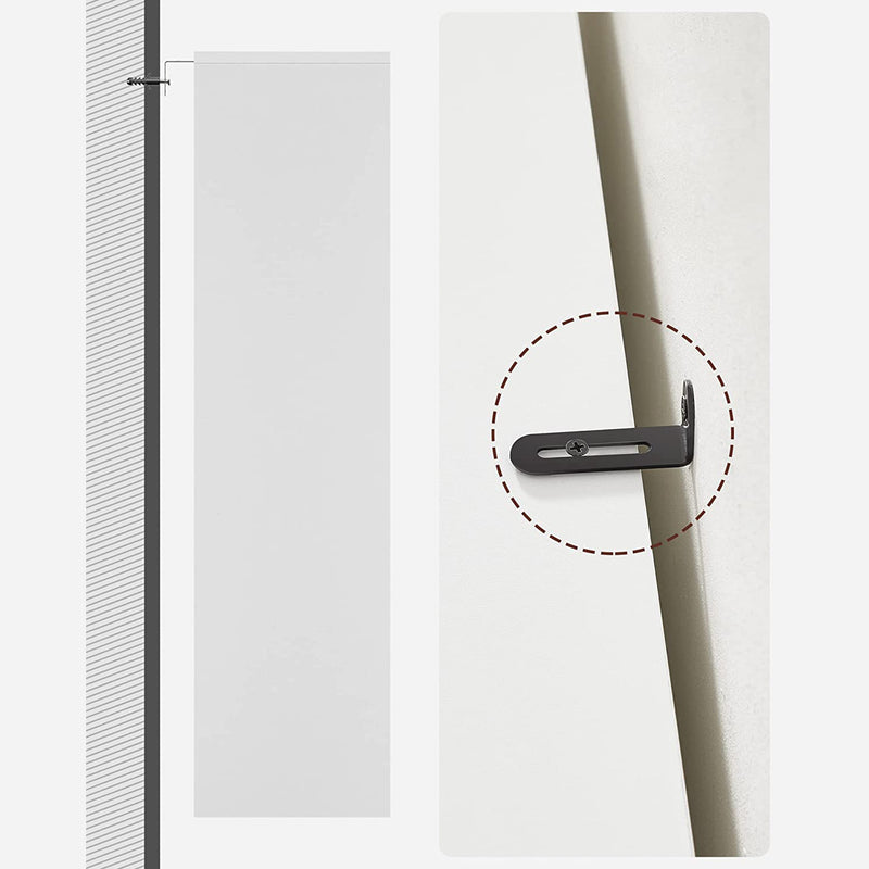 4 Tier Wooden Bookcase with Adjustable Shelves for Home or Office Storage by Vasagle