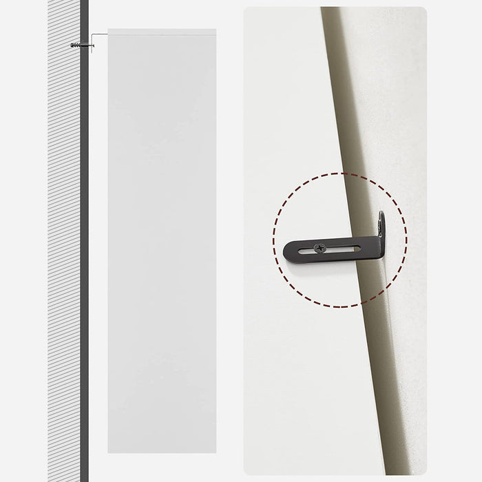 4 Tier Wooden Bookcase with Adjustable Shelves for Home or Office Storage by Vasagle