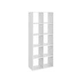 10 Cube Storage Organiser Shelf Bookcase for Living Room and Office by Vasagle