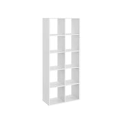 10 Cube Storage Organiser Shelf Bookcase for Living Room and Office by Vasagle
