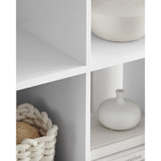 10 Cube Storage Organiser Shelf Bookcase for Living Room and Office by Vasagle