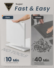 Tall Storage Shelf with 6 Fabric Drawers and Toolless Assembly for Bedroom or Living Room by Songmics Home