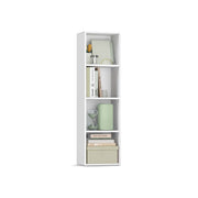 4 Tier Cube Bookcase with Open Shelves for Storage and Display in Home or Office by Vasagle