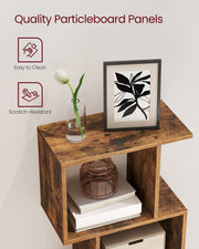 Cube Shelf Bookcase and Room Divider with Open Storage for Home or Office by Vasagle