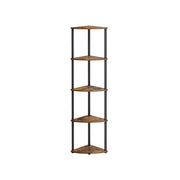 5 Tier Corner Shelf Unit Freestanding Storage Rack Toolless Assembly by Songmics Home