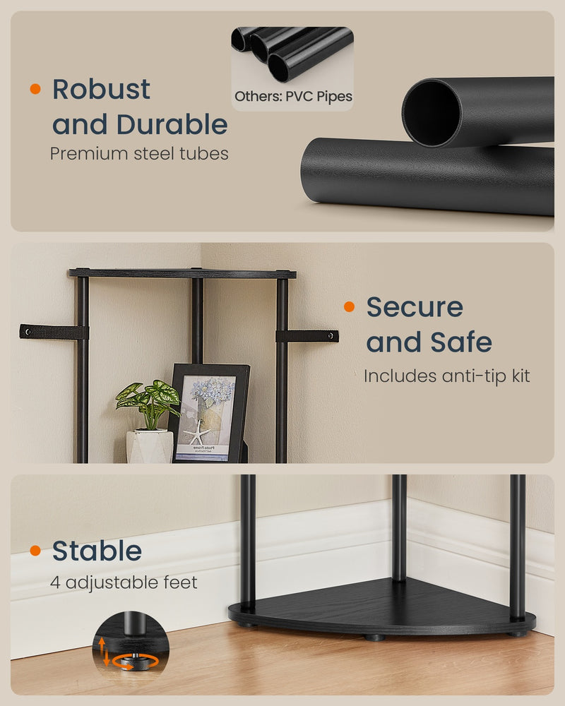 Dimensions diagram of shelving unit 90 x 40 x 180 cm