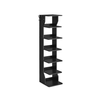 6 Tier Slim Shoe Rack Narrow Space Saving Shoe Storage Organiser for Entryway by Vasagle