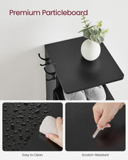 6 Tier Slim Shoe Rack Narrow Space Saving Shoe Storage Organiser for Entryway by Vasagle