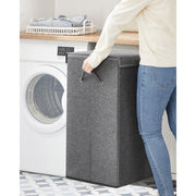 Extra Large 142L Collapsible Laundry Basket with Handles for Bedroom and Bathroom by Songmics