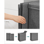 Extra Large 142L Collapsible Laundry Basket with Handles for Bedroom and Bathroom by Songmics