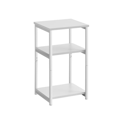 Industrial Bedside Table with Storage Shelf and Steel Frame for Bedroom by Vasagle