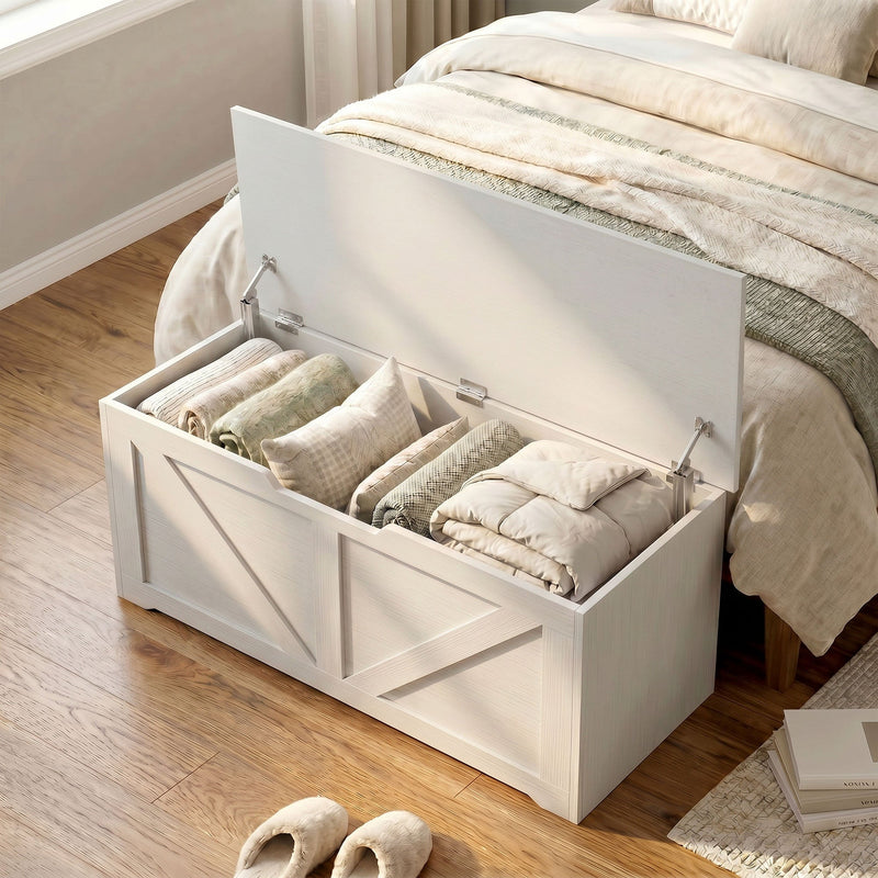 Storage bench 127L - White