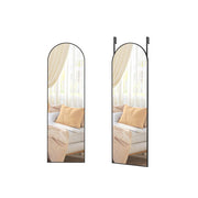 Arched Full Length Floor Mirror for Wall or Door Mounting Space Saving Design by Songmics
