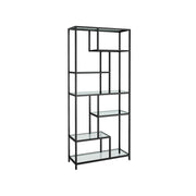 Tall 6 Tier Bookshelf with Open Shelves for Living Room or Office Storage by Vasagle