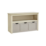 Kids Toy Storage Organiser with Wheels in Sand Beige 102 cm Wide by Vasagle