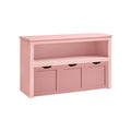 Rolling Toy Storage Organiser for Kids in Jelly Pink 102 cm Wide by Vasagle