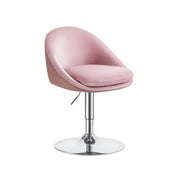 Adjustable Dressing Chair in Jelly Pink and Silver Grey with Cushioned Seat by Vasagle VASAGLE