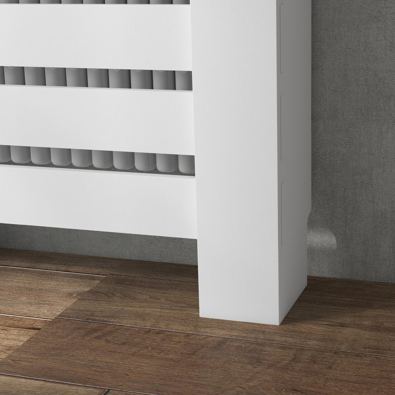 Radiator Cover with Storage Drawer Ideal for Living Room or Hallway 95.5 x 78 cm, White
