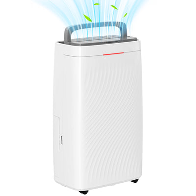 16L Dehumidifier with Multi Mode and Wheels for Easy Mobility, White by HOMCOM