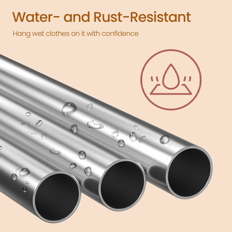 Foldable Two Tier Clothes Drying Rack with Adjustable Wings for Indoor Laundry by Songmics