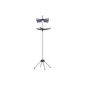 Folding Clothes Airer with 3 Rotating Arms Space Saving Design Blue and Silver by Songmics