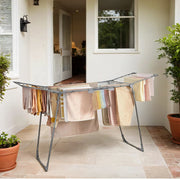 Foldable Clothes Drying Rack Space Saving Laundry Airer for Indoor and Outdoor Use by Songmics