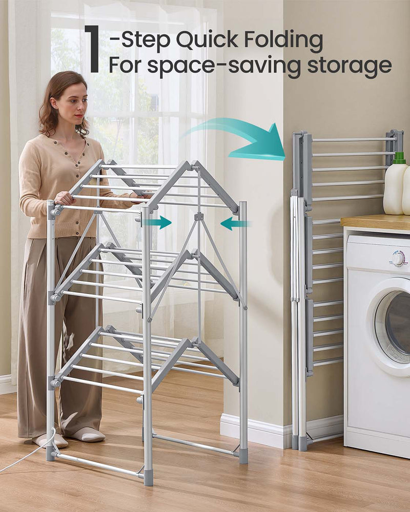 Close-up of the aluminium alloy frame and heated bars
