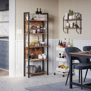 5 Tier Bookcase with Steel Frame for Stable Storage by Vasagle VASAGLE