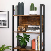 5 Tier Bookcase with Steel Frame for Stable Storage by Vasagle VASAGLE
