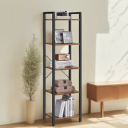 5 Tier Freestanding Bookshelf Storage Unit for Home Office and Living Room by Vasagle