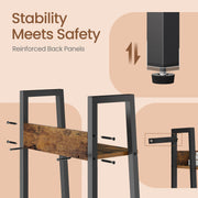 5 Tier Narrow Ladder Bookshelf for Home Office or Living Room Storage by Vasagle