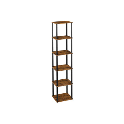 Six Tier Freestanding Storage Shelf with Easy Assembly for Home or Garage by Vasagle